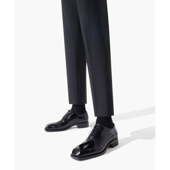 Christian Louboutin Capitano Flat Black Lace Up Tie Oxford Dress Loafer 40 7 main image 9